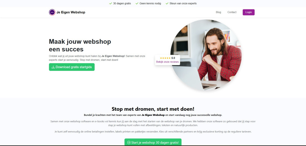 Je Eigen Webshop